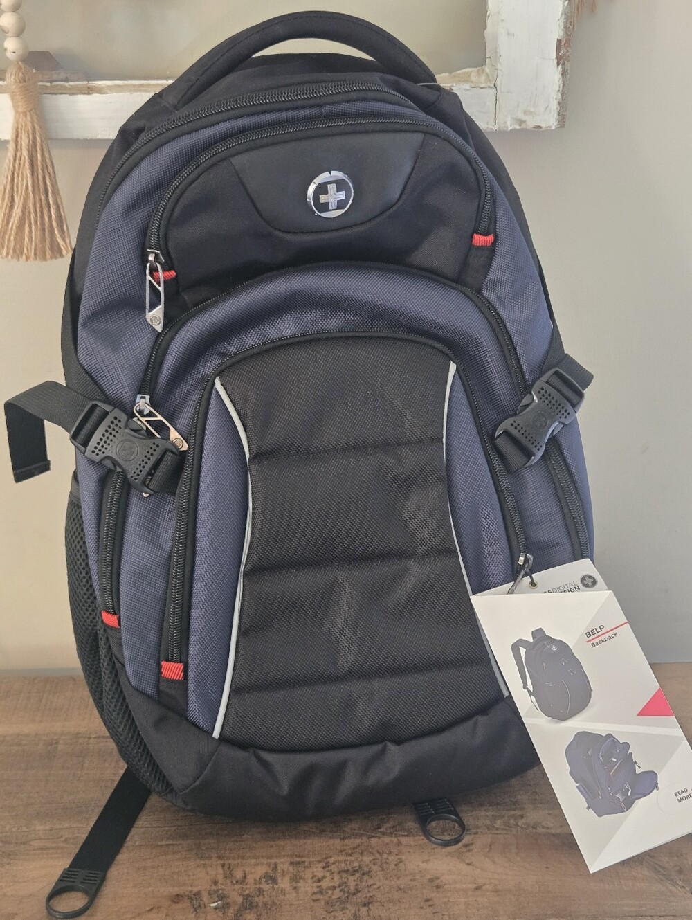 Swissdigital men's Laptop backpack New With Tags